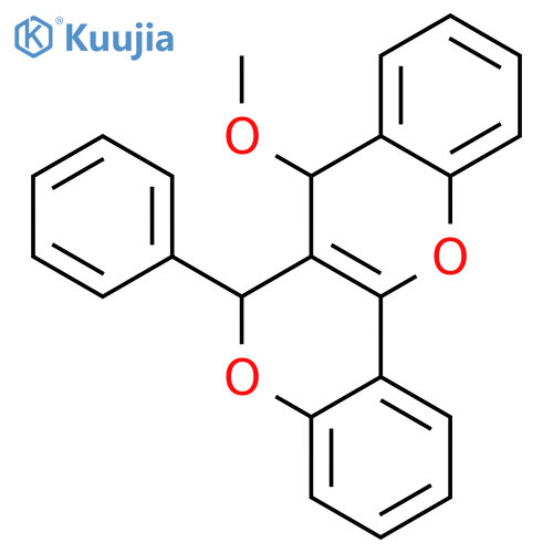 6H,7H-[1]Benzopyrano[4,3-b][1]benzopyran, 7-methoxy-6-phenyl- structure