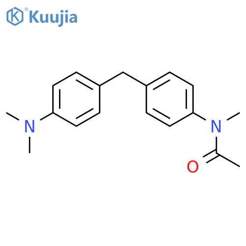 Acetamide, N-[4-[[4-(dimethylamino)phenyl]methyl]phenyl]-N-methyl- structure