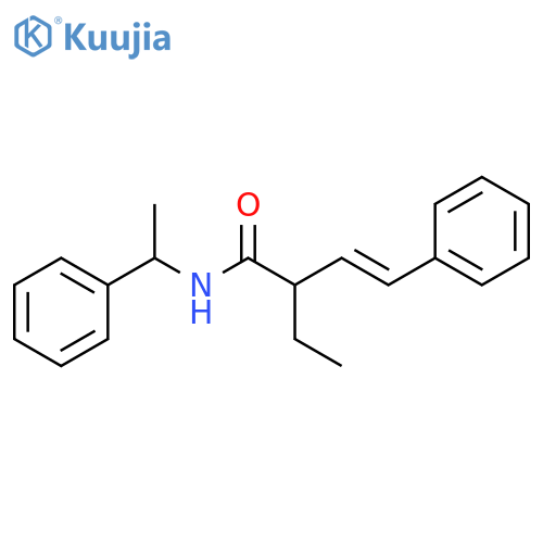 3-BUTENAMIDE, 2-ETHYL-4-PHENYL-N-(1-PHENYLETHYL)- structure