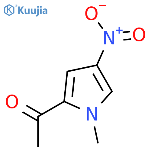 1-(1-methyl-4-nitro-1H-pyrrol-2-yl)-Ethanone structure