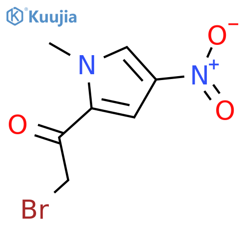 Ethanone, 2-bromo-1-(1-methyl-4-nitro-1H-pyrrol-2-yl)- structure