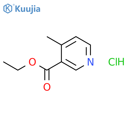 ethyl 4-methylpyridine-3-carboxylate hydrochloride structure