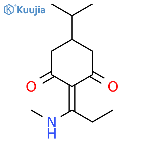 1,3-Cyclohexanedione,2-[1-(methylamino)propylidene]-5-(1-methylethyl)- structure