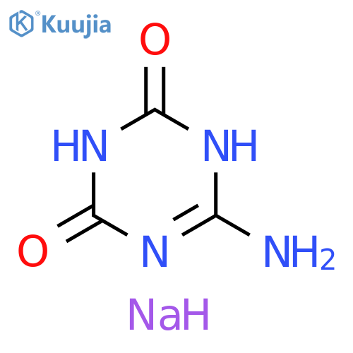 1,3,5-Triazine-2,4(1H,3H)-dione, 6-amino-, sodium salt (1:1) structure