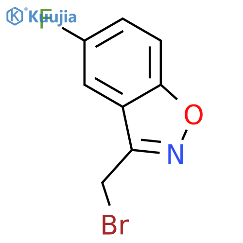 3-(bromomethyl)-5-fluoro-1,2-benzoxazole structure