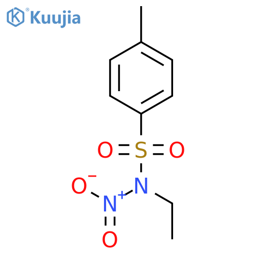 BENZENESULFONAMIDE, N-ETHYL-4-METHYL-N-NITRO- structure