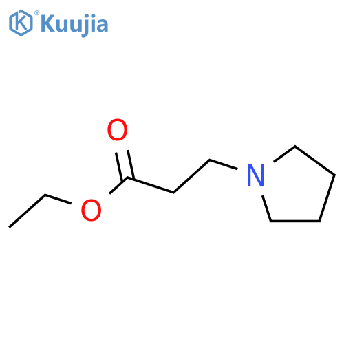 ethyl 3-(pyrrolidin-1-yl)propanoate structure