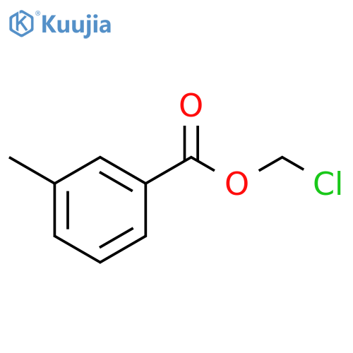 Benzoic acid, 3-methyl-, chloromethyl ester structure