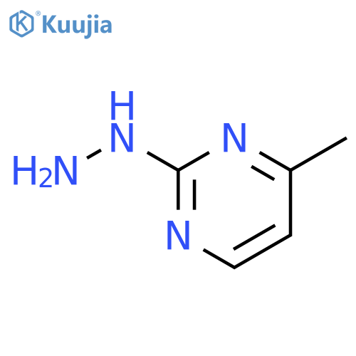 2-hydrazinyl-4-methylpyrimidine structure