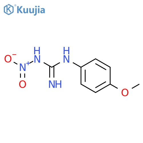 Guanidine,N-(4-methoxyphenyl)-N'-nitro- structure