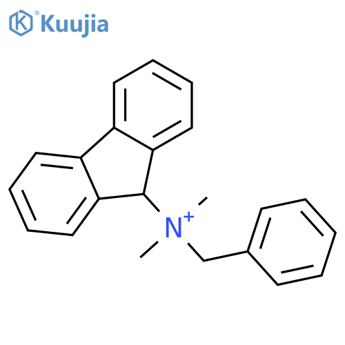 Benzyl-(9h-fluoren-9-yl)-dimethylazanium structure