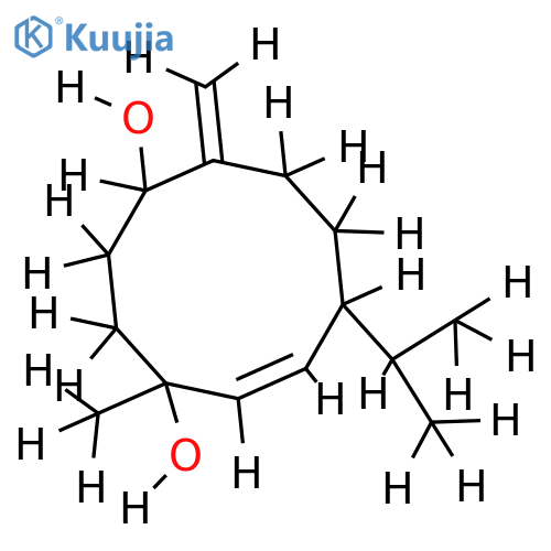 (1beta,4betaOH,5E)-5,10(14)-Germacradiene-1,4-diol structure