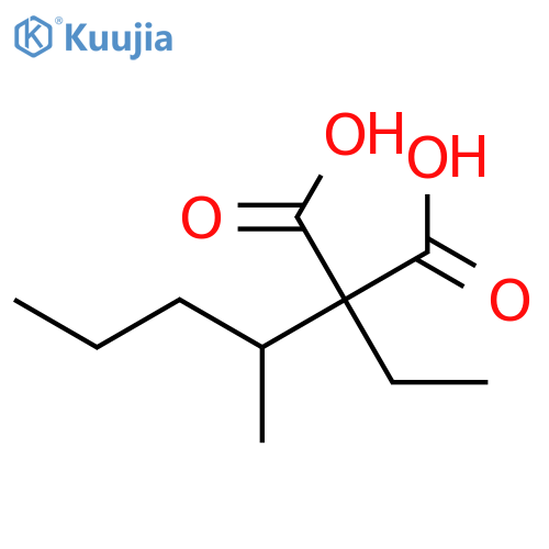 PROPANEDIOIC ACID, ETHYL-SEC-PENTYL- structure