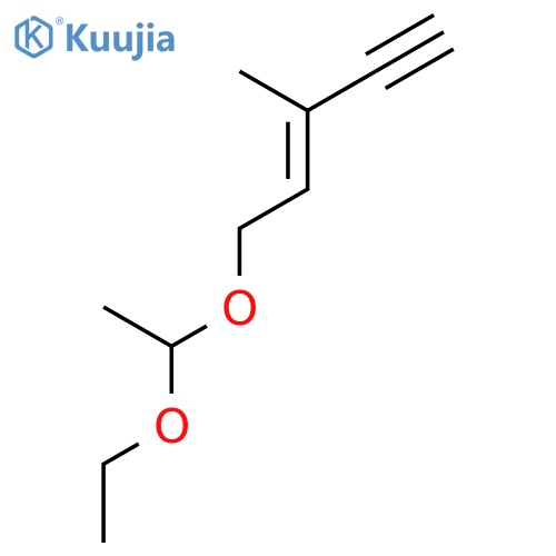 (E)-5-(1-Ethoxyethoxy)-3-methylpent-3-en-1-yne structure