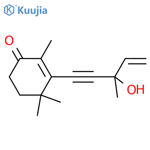 2-Cyclohexen-1-one,3-(3-hydroxy-3-methyl-4-penten-1-ynyl)-2,4,4-trimethyl- structure
