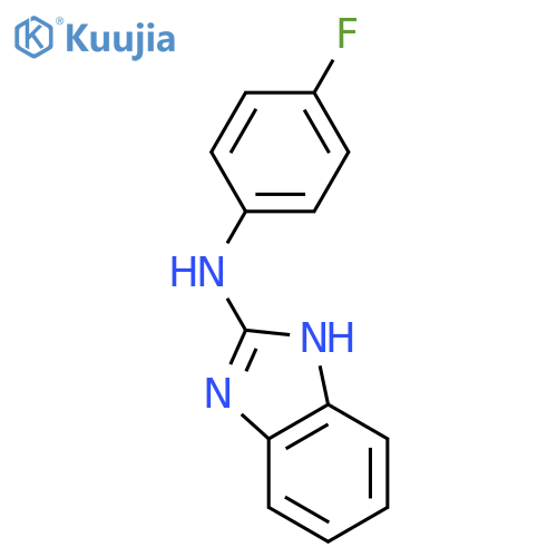 1H-Benzimidazol-2-amine, N-(4-fluorophenyl)- structure