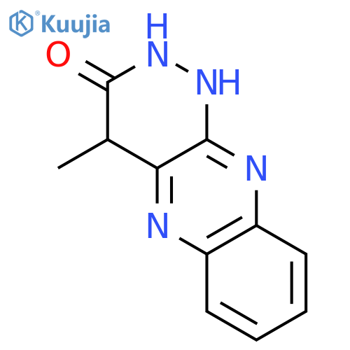 Pyridazino[3,4-b]quinoxalin-3(2H)-one, 1,4-dihydro-4-methyl- structure