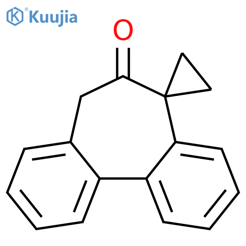 Spiro[cyclopropane-1,5'-[5H]dibenzo[a,c]cyclohepten]-6'(7'H)-one structure