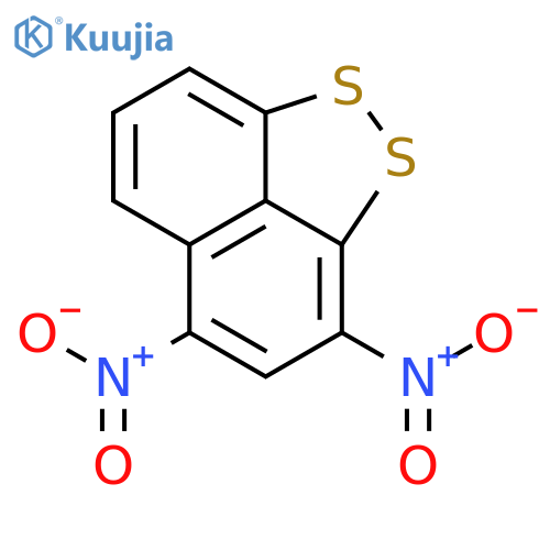 NAPHTHO[1,8-CD]-1,2-DITHIOLE, 3,5-DINITRO- structure