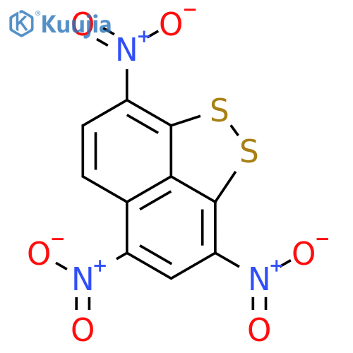 NAPHTHO[1,8-CD]-1,2-DITHIOLE, 3,5,8-TRINITRO- structure