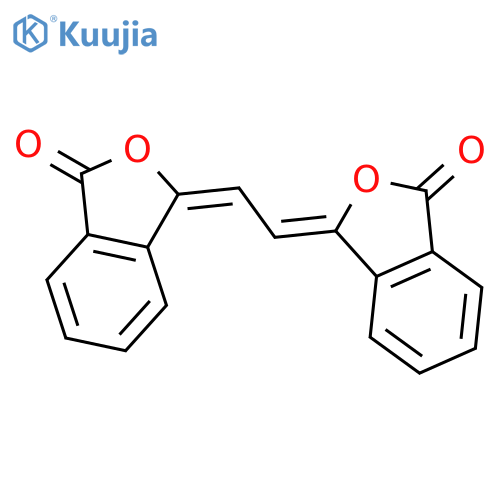3-[2-(3-oxo-2-benzofuran-1-ylidene)ethylidene]-2-benzofuran-1-one structure