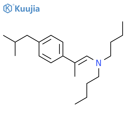 1-Butanamine, N-butyl-N-[2-[4-(2-methylpropyl)phenyl]-1-propenyl]- structure