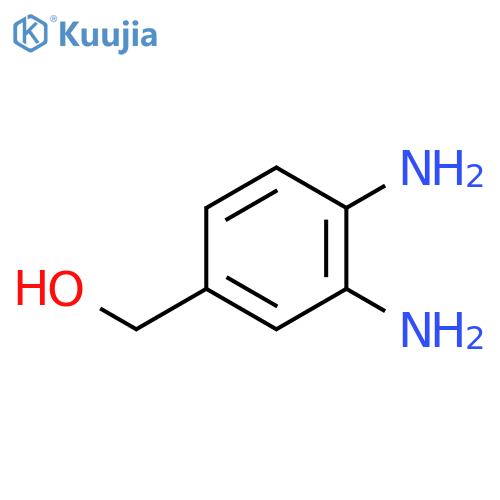 3,4-Diaminobenzyl Alcohol structure