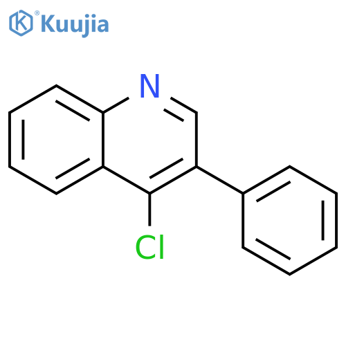 Quinoline, 4-chloro-3-phenyl- structure