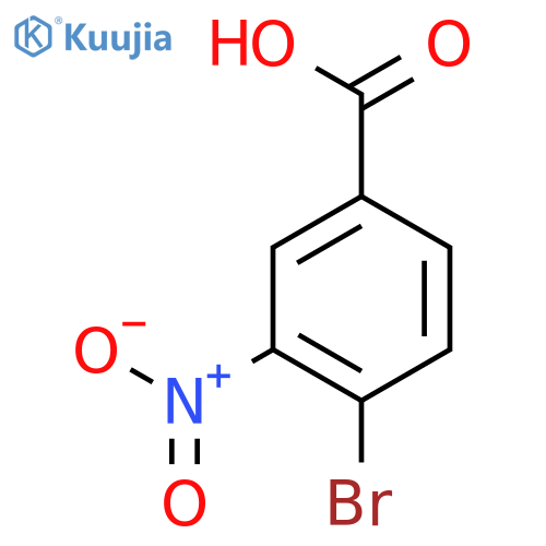 4-Bromo-3-nitrobenzoic acid structure