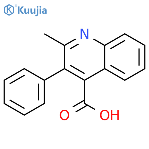 2-Methyl-3-phenylquinoline-4-carboxylic Acid structure