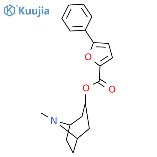 8-methyl-8-azabicyclo[3.2.1]oct-3-yl 5-phenylfuran-2-carboxylate structure