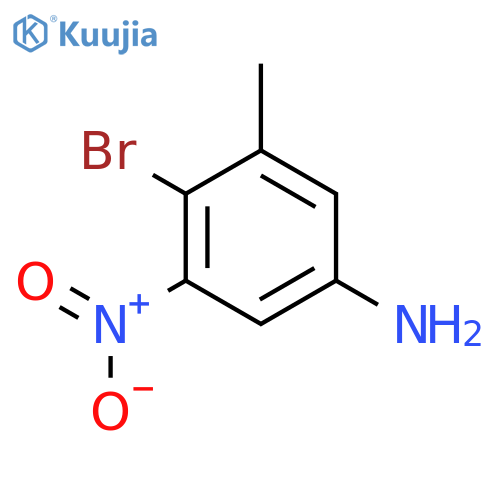 4-Bromo-3-methyl-5-nitroaniline structure