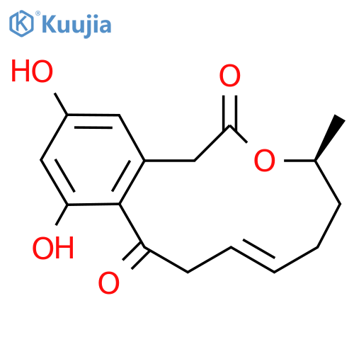 Betagamma-dehydrocurvularin structure