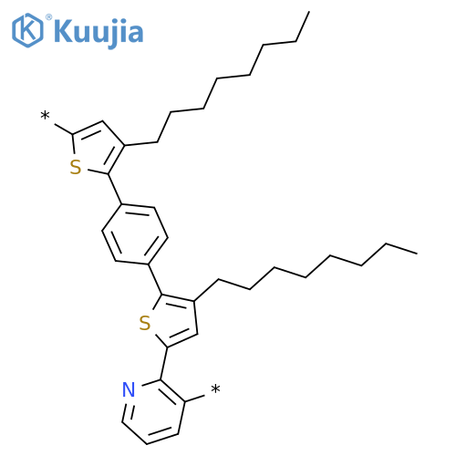 POLY[PYRIDINEDIYL(4-OCTYL-2,5-THIOPHENEDIYL)-1,4-PHENYLENE(3-OCTYL-2,5-THIOPHENEDIYL)] structure