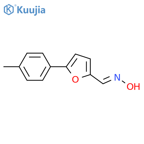 2-FURANCARBOXALDEHYDE, 5-(4-METHYLPHENYL)-, OXIME, (E)- structure