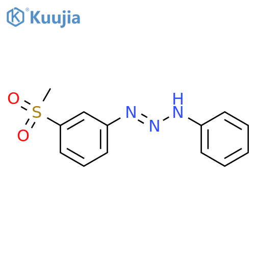 1-TRIAZENE, 1-[3-(METHYLSULFONYL)PHENYL]-3-PHENYL- structure