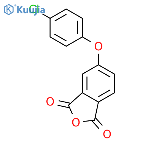 5-(4-Chlorophenoxy)isobenzofuran-1,3-dione structure
