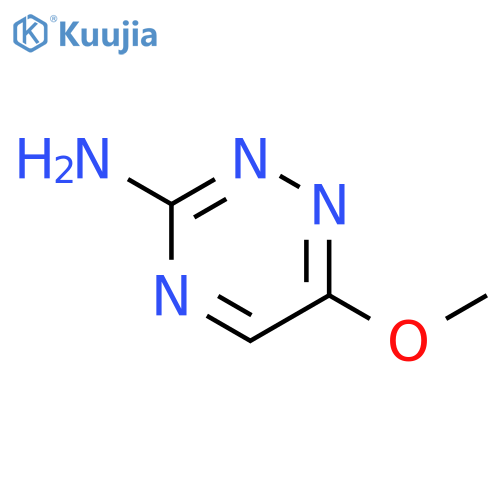 1,2,4-Triazin-3-amine, 6-methoxy- structure