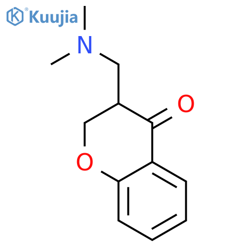 3-(dimethylamino)methyl-3,4-dihydro-2H-1-benzopyran-4-one structure