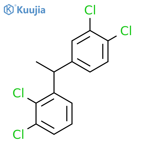 Benzene, 1,2-dichloro-3-[1-(3,4-dichlorophenyl)ethyl]- structure