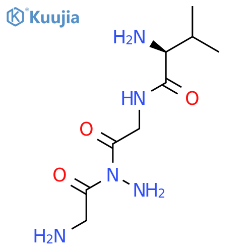 GLYCINE, N-(N-L-VALYLGLYCYL)-, HYDRAZIDE structure