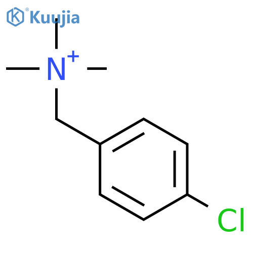 Benzenemethanaminium,4-chloro-N,N,N-trimethyl-, chloride (1:1) structure
