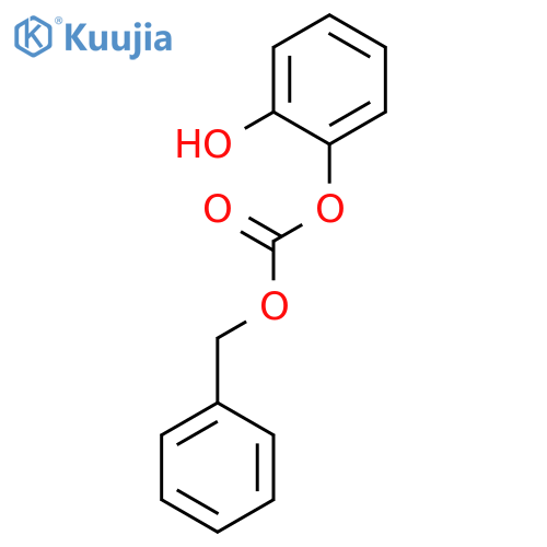 Carbonic acid, 2-hydroxyphenyl phenylmethyl ester structure