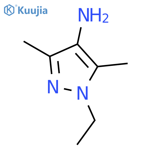 1-Ethyl-3,5-dimethyl-1H-pyrazol-4-amine structure