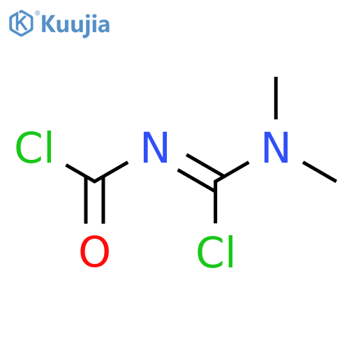CARBAMIC CHLORIDE, [CHLORO(DIMETHYLAMINO)METHYLENE]- structure