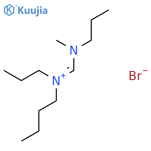 1-Butanaminium, N-[(methylpropylamino)methylene]-N-propyl-, bromide structure