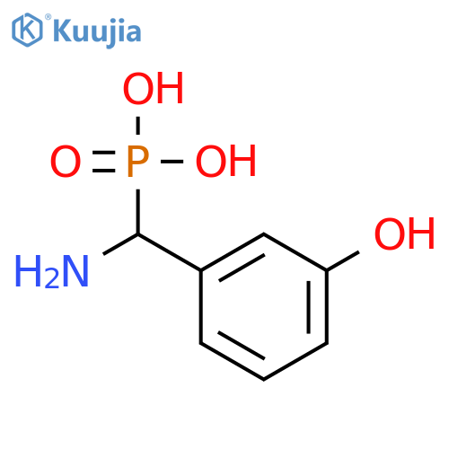 Phosphonic acid, [amino(3-hydroxyphenyl)methyl]- structure