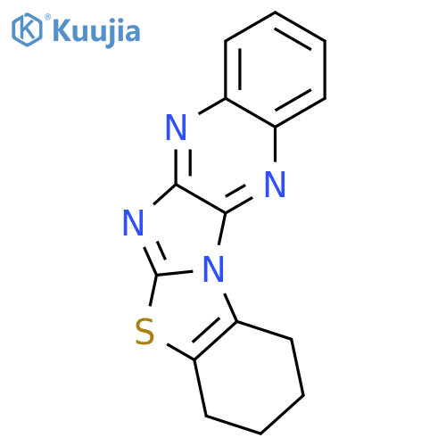 Benzothiazolo[3',2':1,2]imidazo[4,5-b]quinoxaline, 1,2,3,4-tetrahydro- structure