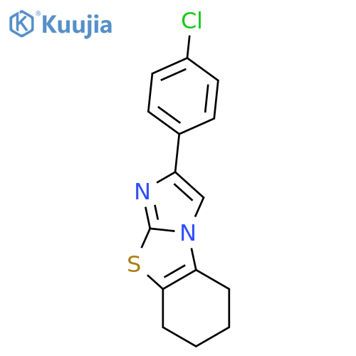 4-(4-chlorophenyl)-7-thia-2,5-diazatricyclo6.4.0.0^{2,6}dodeca-1(8),3,5-triene structure