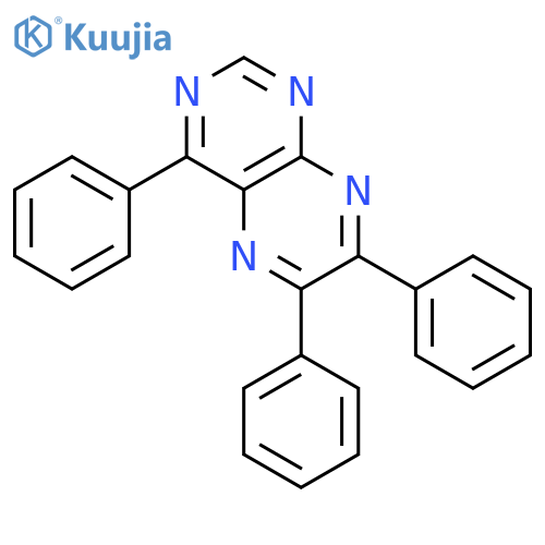 PTERIDINE, 4,6,7-TRIPHENYL- structure
